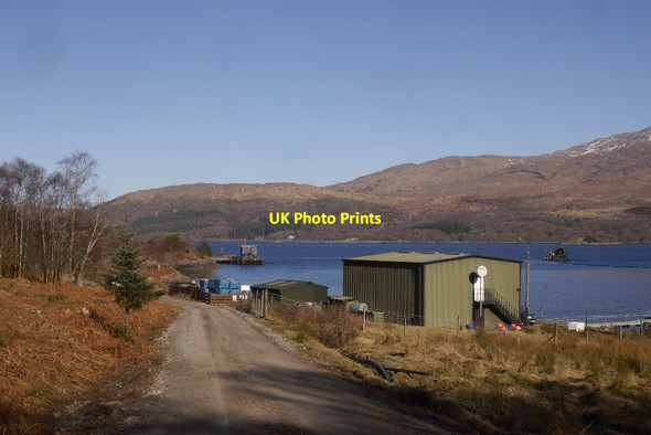 Photo 6"x4" Fish farm, Camas na h-Airbhe Ardery c2018