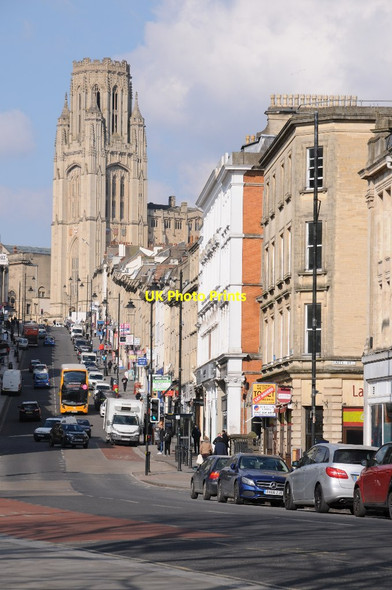 Photo 6"x4" Park Street and the Wills Tower Bedminster c2018