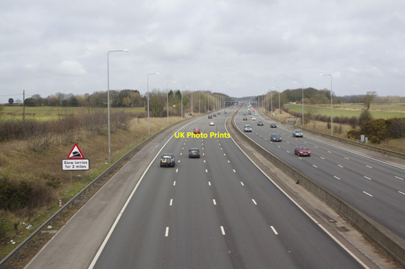 Photo 6"x4" M1 near Watnall Bogend\/SK4946 c2018