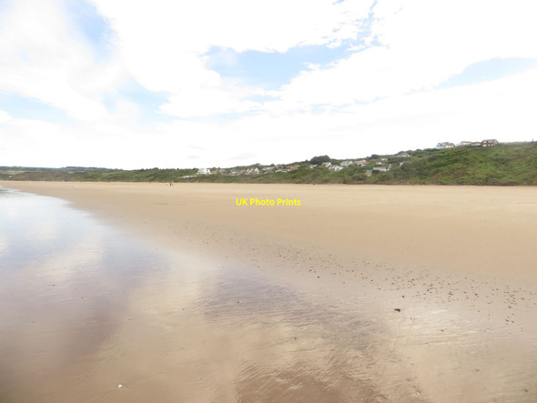 Photo 6"x4" Flat Cliff, Hunmanby Sands Filey c2017 P1