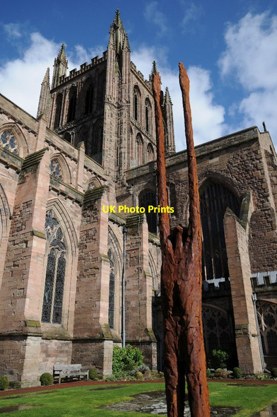 Photo 6"x4" Beyond Limitations sculpture Hereford c2018