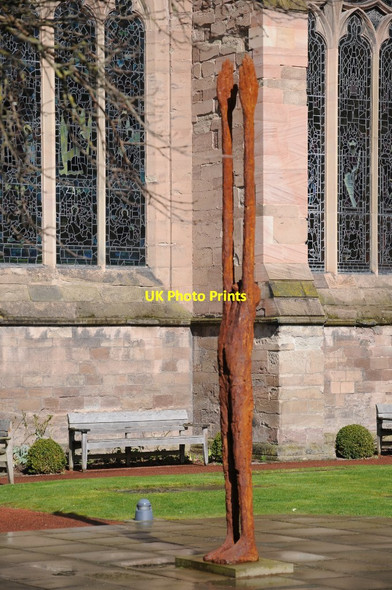 Photo 6"x4" Beyond Limitations sculpture Hereford c2018 P1