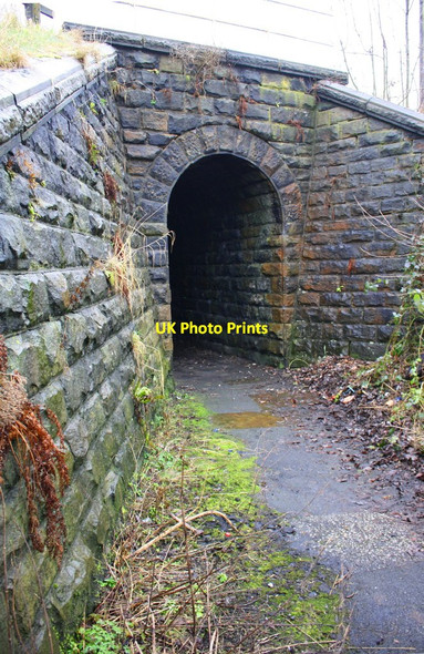 Photo 6"x4" Bridge for Keighley and Worth Valley Railway over footpath Keighley c2018