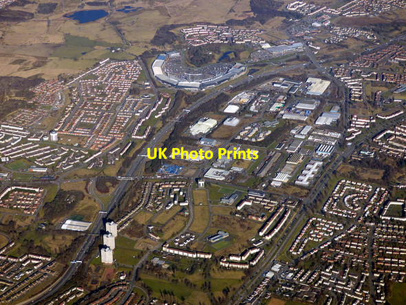 Photo 6"x4" Cranhill from the air Cranhill\/NS6465 c2018