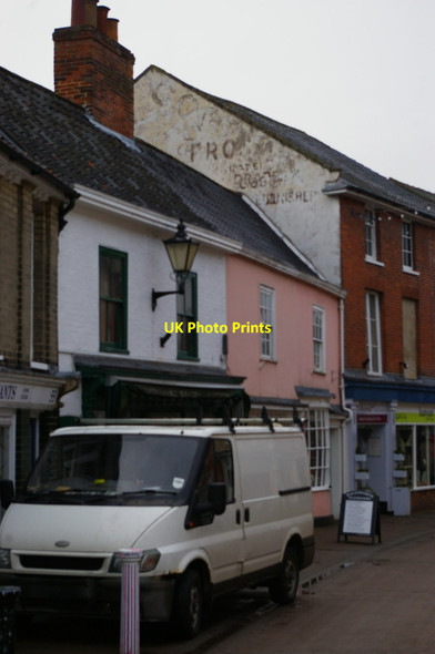 Photo 6"x4" Ghost-sign, Thoroughfare, Halesworth Halesworth c2018