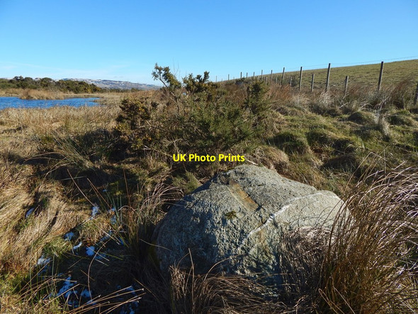 Photo 6"x4" Boulder beside Dick's Pond Ardoch\/NS3676 c2018