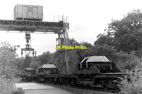 Photo 6"x4" Nuclear Flask Transship Yard, 1969 Gellilydan c1969
