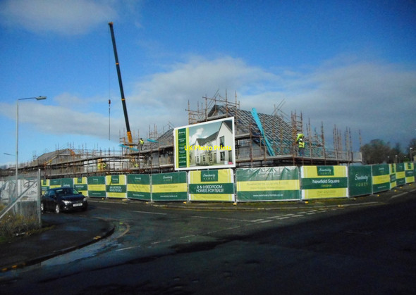 Photo 6"x4" New houses under construction Barrhead c2018