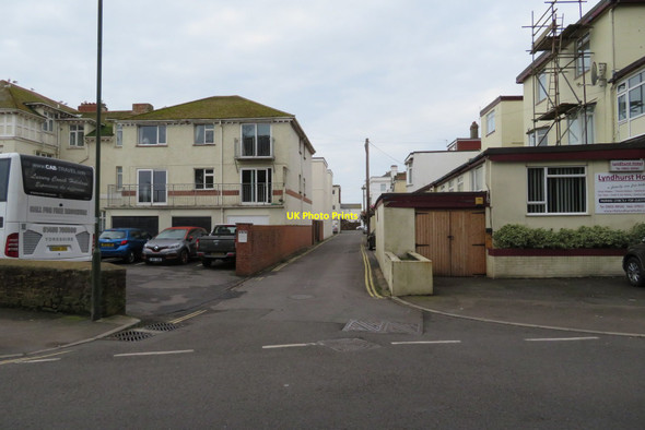 Photo 6"x4" Service lane between hotels Paignton c2018
