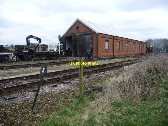 Photo 6"x4" Engine shed, East Somerset Railway Chesterblade c2018