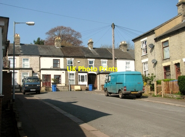 Photo 6"x4" Terraced cottages in Winter Road Norwich c2018 P1
