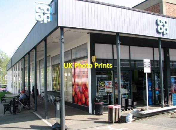 Photo 6"x4" Entrance into the Co-op at Earlham House shopping centre Norwich c2018