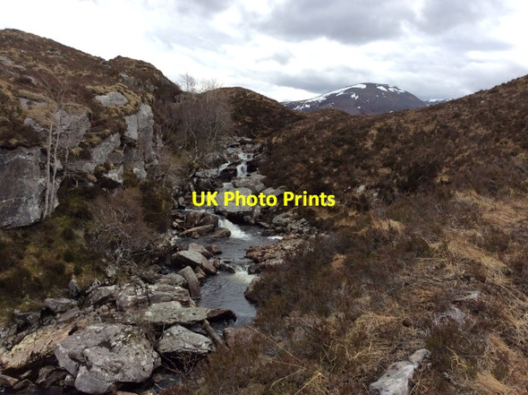 Photo 6"x4" Waterfalls on the Allt a' Chraois Suil a' Bhadain Duinn c2018