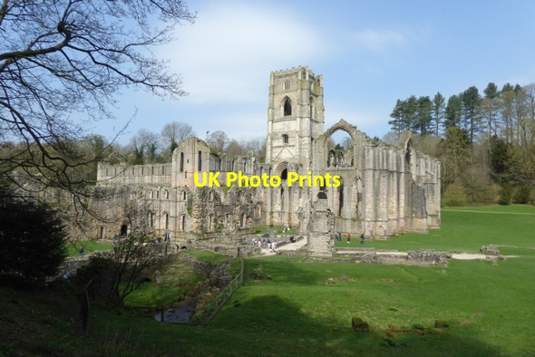 Photo 6"x4" Fountains Abbey Aldfield c2018