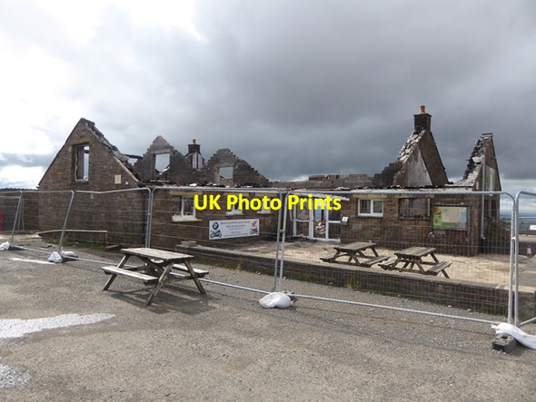 Photo 6"x4" Hartside Top Cafe after the fire Gamblesby Fell c2018 P2