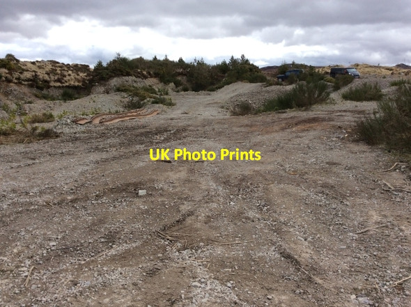 Photo 6"x4" Quarry Beside Road Loch nan Con-donna c2018