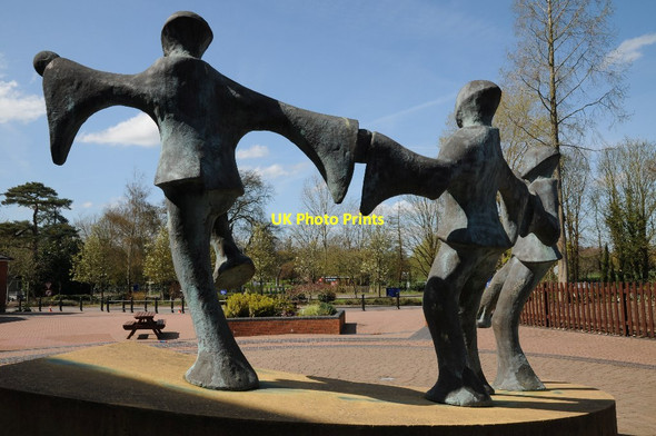 Photo 6"x4" Festival sculpture, Warwick School Warwick c2018