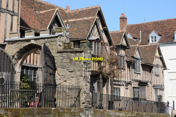 Photo 6"x4" Leycester Hospital Warwick c2018