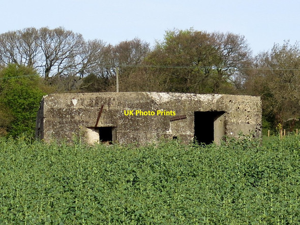 Photo 6"x4" Pillbox north of Wylam village Wylam c2018