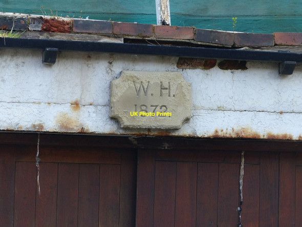 Photo 6"x4" Datestone, former factory, Langley Macclesfield c2018