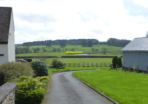 Photo 6"x4" View between houses in Otterburn village Otterburn\/NY8893 c2018