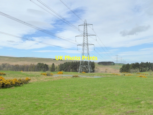 Photo 6"x4" March of the pylons Roddam c2018