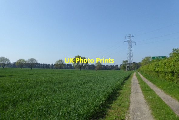Photo 6"x4" Bridleway beside the A64 Fulford\/SE6149 c2018