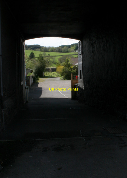 Photo 6"x4" Yard behind the Annandale Arms Hotel Moffat c2018