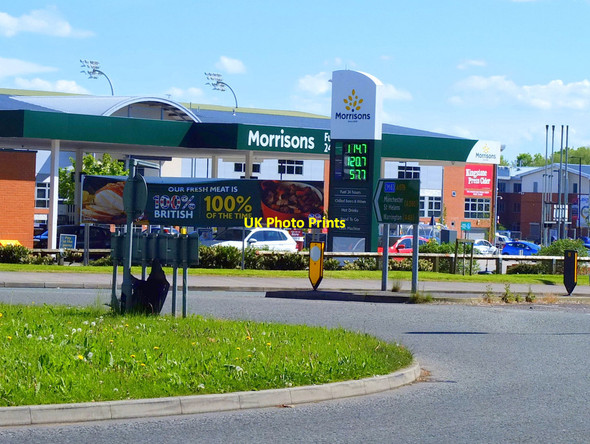 Photo 6"x4" Supermarket Fuel on the Atherleigh Way Leigh\/SD6500 c2018