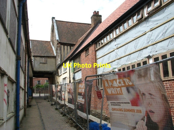 Photo 6"x4" Lane from Old Barge Yard to King Street Norwich c2018