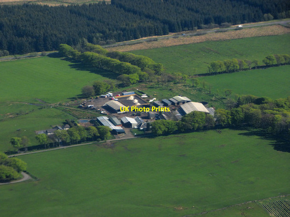 Photo 6"x4" Hartfield Farm from the air Shillford c2018