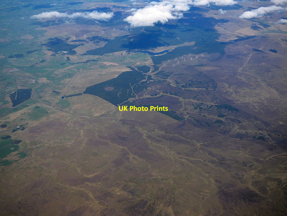 Photo 6"x4" Mule Hill from the air Mule Hill c2018