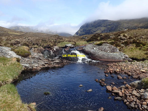 Photo 6"x4" Waterfall on the Allt Beithe Kinloch\/NC3434 c2018