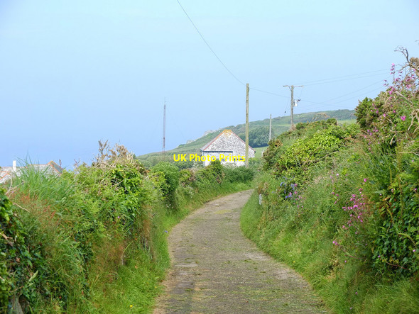 Photo 6"x4" Footpath to Zennor Head from Zennor Village Trewey c2018