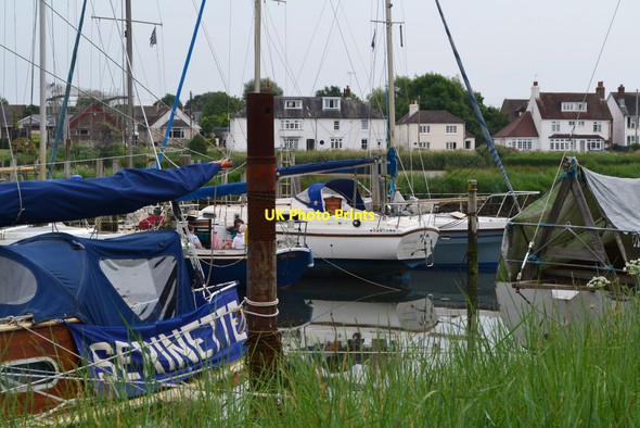 Photo 6"x4" Boats in creek beside mill pond, Emsworth Emsworth c2018