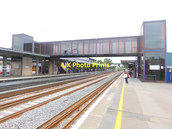 Photo 6"x4" Station bridge, Oxford Station Oxford\/SP5106 c2018