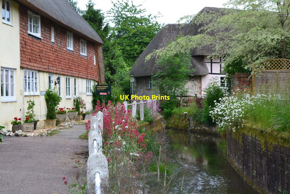 Photo 6"x4" Riverside cottages at East Meon East Meon c2018