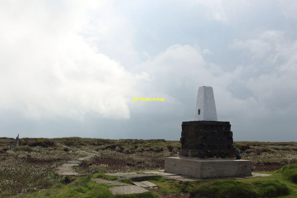 Photo 6"x4" Trig Point on The Cheviot Chevio c2018