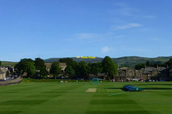 Photo 6"x4" Sedbergh School cricket ground Sedbergh c2018