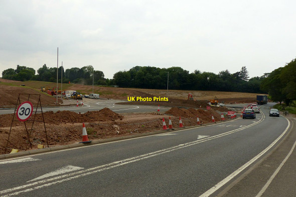 Photo 6"x4" Kegworth by-pass works Kegworth c2018 P1