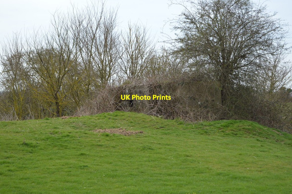 Photo 6"x4" Well hidden pillbox Aldington\/TR0636 c2018