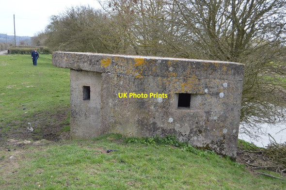 Photo 6"x4" Pillbox by Royal Military Canal Bonnington\/TR0535 c2018