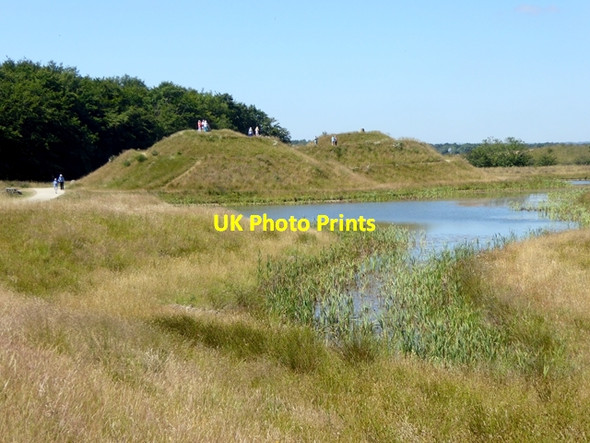 Photo 6"x4" The viewing mounds, Northumberlandia Shotton\/NZ2278 c2018