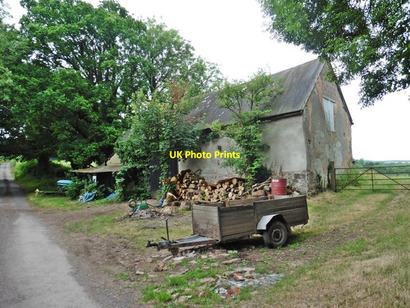 Photo 6"x4" Farm building at Hele Manor Farm Brushford\/SS9225 c2018