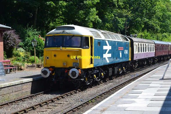 Photo 6"x4" Train arriving at Shackerstone station Shackerstone c2018