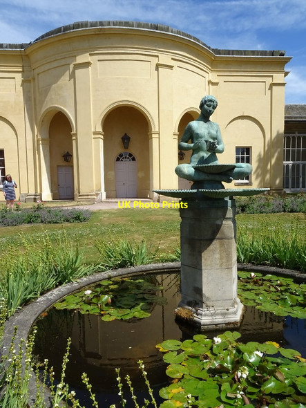 Photo 6"x4" Sculpture in the Rose Garden, Nostell Priory Foulby c2018