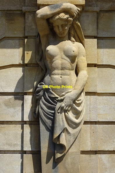 Photo 6"x4" Caryatid in the Italian Garden Woodstock\/SP4416 c2018
