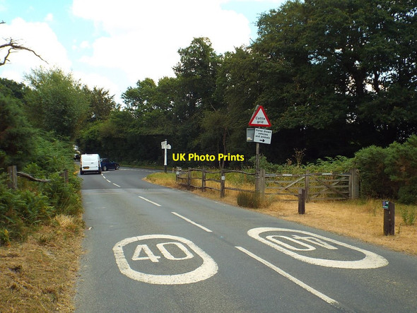 Photo 6"x4" Cattle grid on Crowborough Road, Ashdown Forest Duddleswell c2018