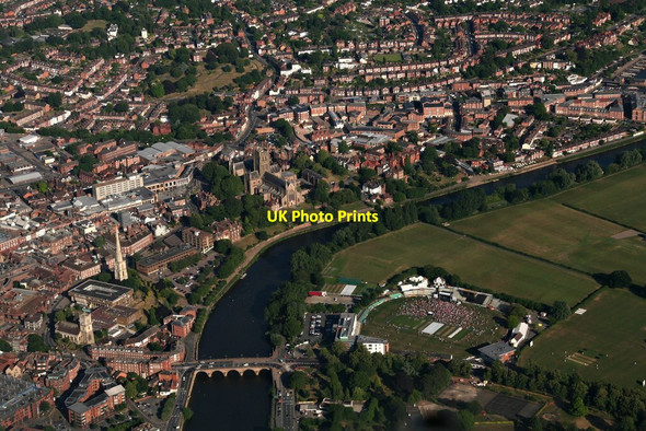 Photo 6"x4" Worcester: aerial 2018 (3) Worcester c2018