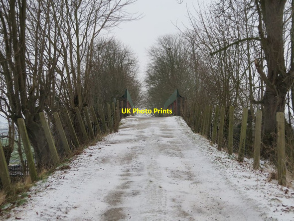 Photo 6"x4" Bridge at the top Cholsey c2018